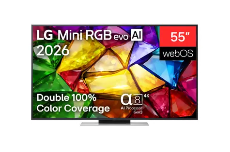 55" LG 55MRGB87B3B / Televize / 4K / Mini RGB evo / Smart TV