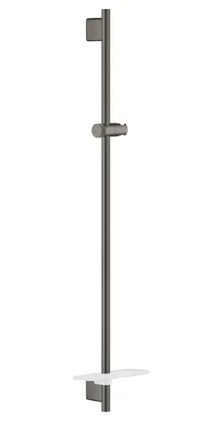 Grohe Sprchová tyč s poličkou 90 cm kartáčovaný Hard Graphite / Sprchová tyč / EasyReach polička / QuickFix Plus