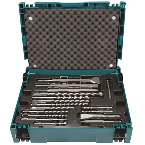 Makita SDS-Plus sada vrtáků a sekáčů 17 ks / Sada / SDS-Plus / Vysokouhlíková ocel