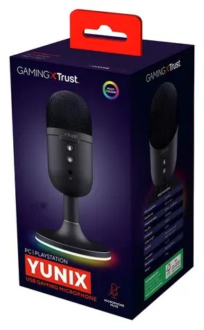 Trust GXT 234 Yunix černá / Mikrofon / RGB / USB / 1,8 m