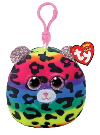 TY Squishy Dotty leopard vícebarevná / Antistresová hračka / 8,5 cm