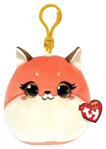 TY Squishy Roxie růžová liška / 8,5 cm