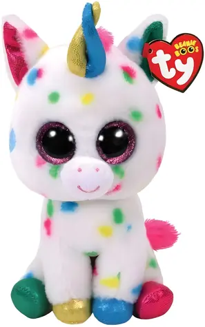 TY Plyšák jednorožec Harmonie bodkovaný / 24 cm