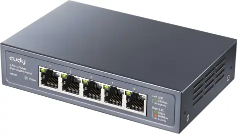 Cudy HS105 / Switch / 5x RJ45 / 2,5 Gbps / L2