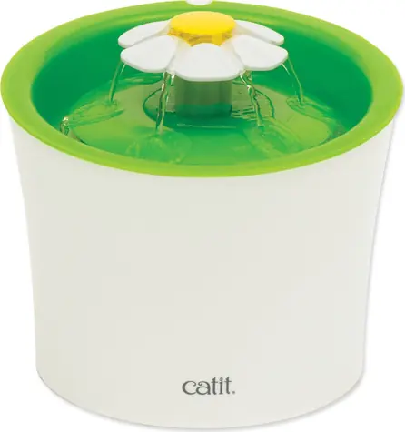 Catit Senses 2.0 Flower zelená / Fontánka pro kočky / 3 l / filtr Triple Action