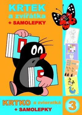 Rappa Omalovánka se samolepkami Krtek a zvířátka / A4 / 24 stran