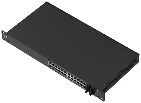 Teltonika SWM282 / Switch / 24x GbE / 24x PoE+ / 4x SFP / L2+ / 19" rack