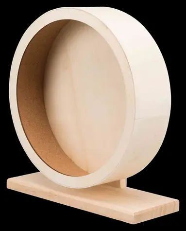 TRIXIE Běhací kolo dřevěné / pro hlodavce / o 33 cm
