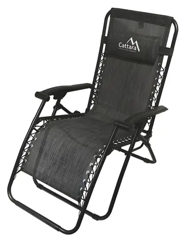 Cattara ALICANTE antracit / Lehátko / 150 x 66 x 100 cm / nosnost: 120 kg