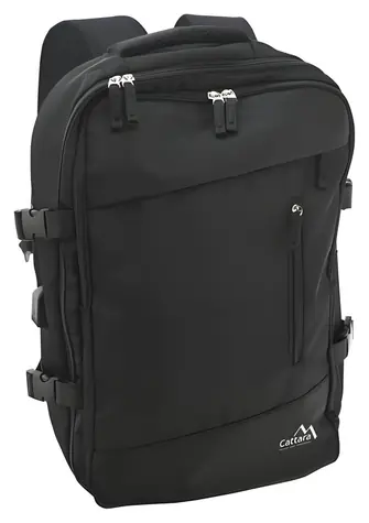 Cattara Batoh AIR BLACK 25 l / Batoh / 31 x 44 x 18 cm / 100% polyester / 4x kapsy