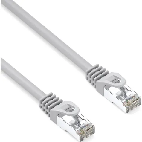 Logo LAN kabel S/FTP Cat 6a 20m šedá / Patch kabel / 2x RJ45 / 10 Gb/s / PVC