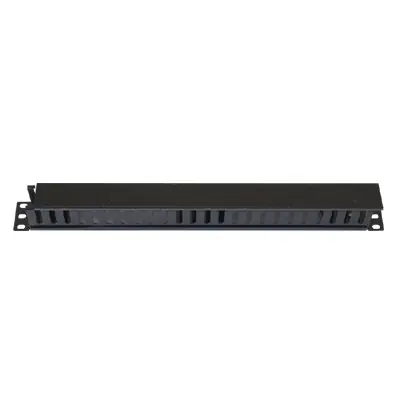 Eurocase GA-27 / Vyvazovací panel 19" / 1U / 6x plastová úchytka