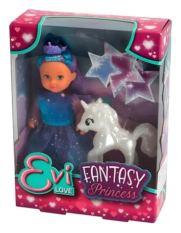 SIMBA Panenka Evička Fantasy princezna s jednorožcem / Panenka / 12 cm