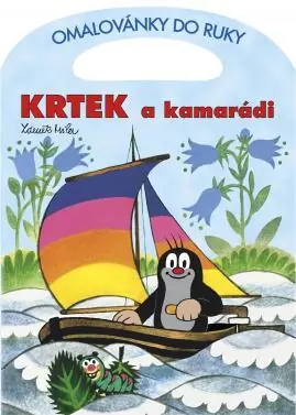 RAPPA Omalovánka A4 Krtek a kamarádi do ruky / 12 stran / Lesklá obálka s předlohou
