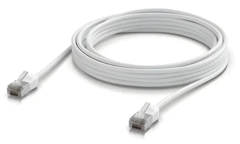 Ubiquiti UniFi Premium Patch Cable Outdoor 5m bílá / Patch kabel / Cat6a / venkovní / RJ45