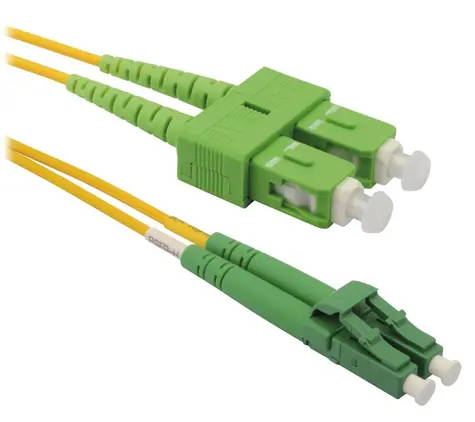 XtendLan optický patch LC/APC-SC/APC 1m / Optický patch kabel / 9/125 duplex / G.652D / LS0H