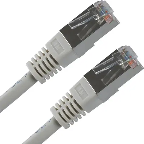Logo Patch kabel FTP Cat 5e šedý / Patch kabel / RJ45 / 7 m
