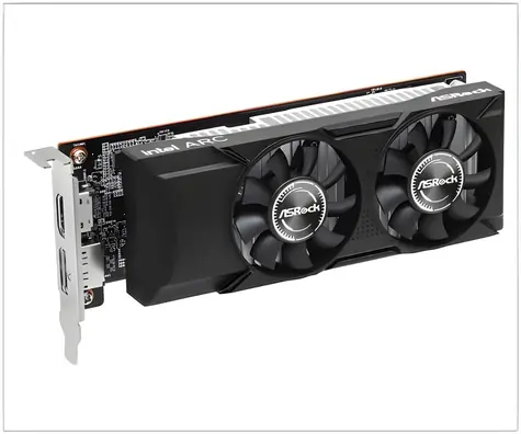 ASRock Arc A310 Low Profile OC 4GB / Grafická karta / GDDR6 / PCIe 4.0 x8 / HDMI + DP