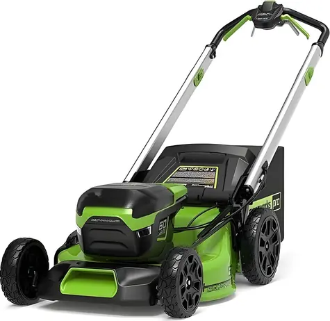 Greenworks GD60LM51SP černá / Aku sekačka na trávu s pojezdem / 60V / záběr 51 cm / koš 55 l / bez aku a nabíječky