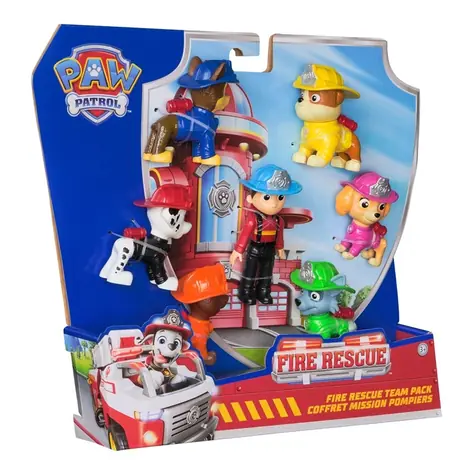 SPIN MASTER Tlapková Patrola Sada figurek Fire Rescue / 7 figurek / od 3 let