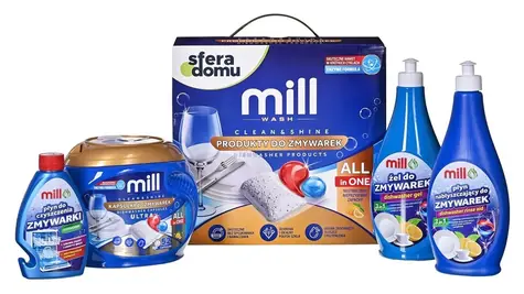 Mill Sada chemie do myčky / Tablety 52 ks + gel + leštidlo + čistič