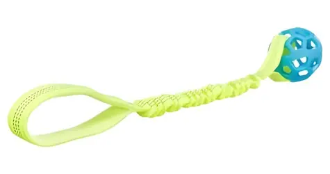 TRIXIE Bungee Tugger / Přetahovadlo pro psy / míč TPR / 7/48 cm
