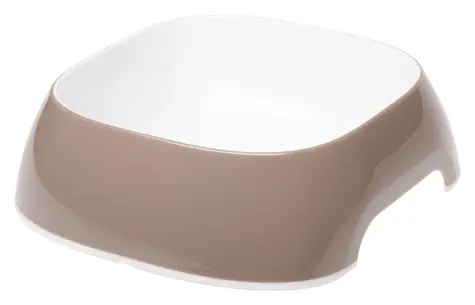 Ferplast GLAM střední světle šedá / Miska pro psy / 0,75 l / 17 x 17 x 6 cm