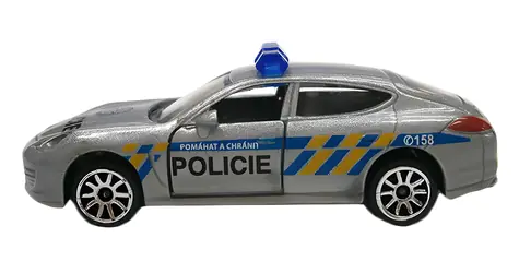 SIMBA Auto policejní kovové česká verze / 7,5 cm / kov