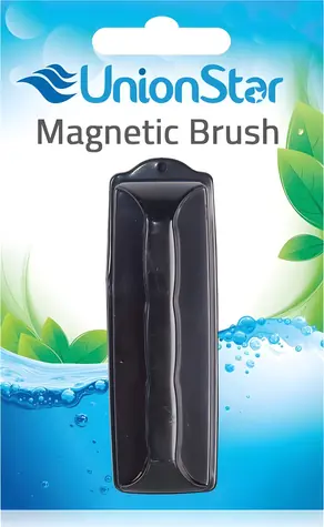 UnionStar magnetická stěrka M / Magnetická stěrka na akvárium / do skla max. 6 mm