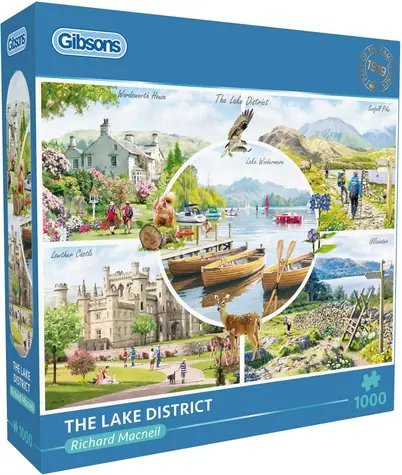 GIBSONS Puzzle Jezerní oblast / 1000 dílků