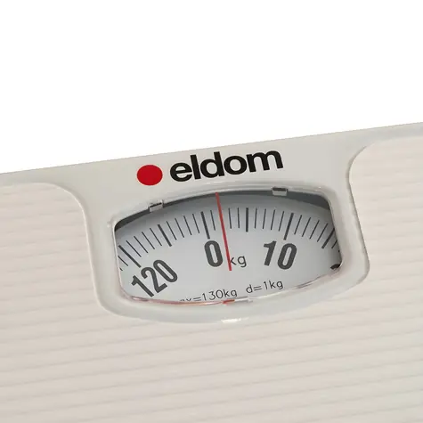 Eldom BR2016B bílá / Osobní váha / Mechanická / Do 136 kg