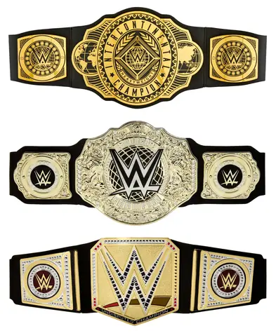 MATTEL Pás WWE Championship Title Belt Mix / černá, zlatá / Plast / od 6 let