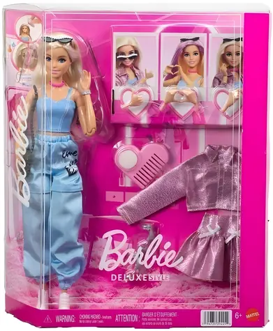 Mattel JNC61 Barbie Deluxe Style panenka s oblečky a doplňky / od 6 let