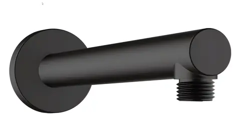 Hansgrohe Vernis Shape 24 cm matná černá / Sprchové rameno / úhel 90° / mosaz / závit G 1/2