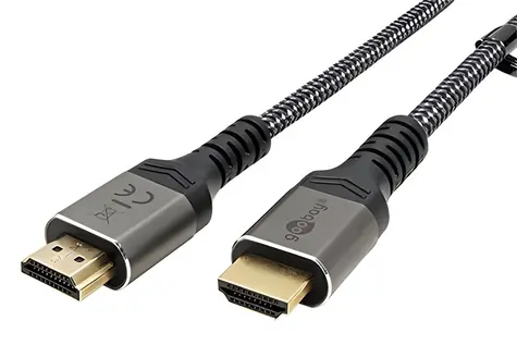 Goobay Plus HDMI kabel s Ethernetem 3 m / Kabel HDMI / High Speed / Ultra HD 18 Gbps