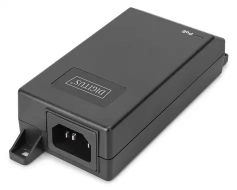 Digitus DN-95103-3 černá / PoE injektor / Gigabit Ethernet / 802.3at / 30 W
