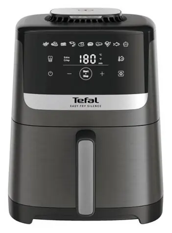 Tefal EY551HE0 černá / Horkovzdušná fritéza / 5 l / LCD displej / 10 programů
