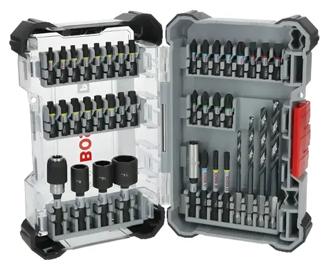 Bosch PRO Impact Metal Set / Sada bitů, vrtáků a nástrčných klíčů / 40 ks / Pro kov
