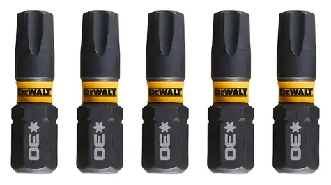 DeWalt Extreme Torx / Sada bitů / T30 / 25 mm / 5 ks