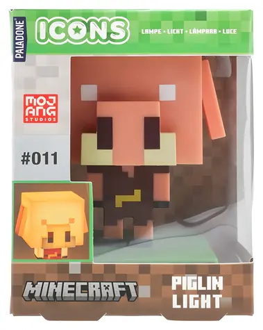 Paladone Pig Icon Light Minecraft / Stolní lampa / 11 cm / 2x AAA