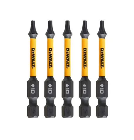 DeWalt Sada bitů T10 / Extreme Torx / 5 ks