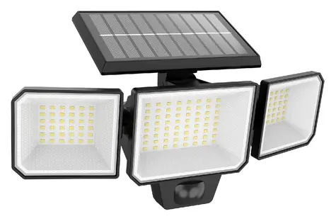Philips Nysil černá / LED venkovní nástěnné solární svítidlo s pohybovým čidlem / IP65 / 8,7 W / 5000K