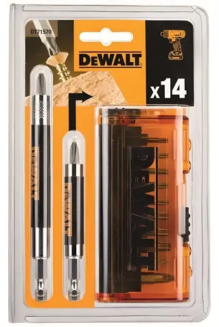 DeWalt DT71570 / Sada bitů / 14 ks / s magnetickým vodítkem