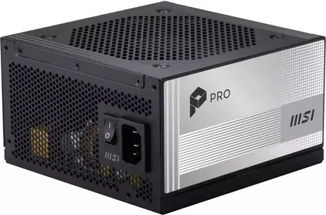 MSI PRO A850PL PCIE5 / Zdroj / 850W / ATX3.1 / 80PLUS Platinum / modulární kabeláž