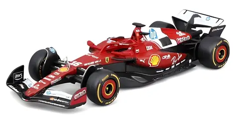 BBURAGO Model auta Formule 1 Ferrari SF-25 (2025) #16 Charles Leclerc / 1:43 / od 3 let