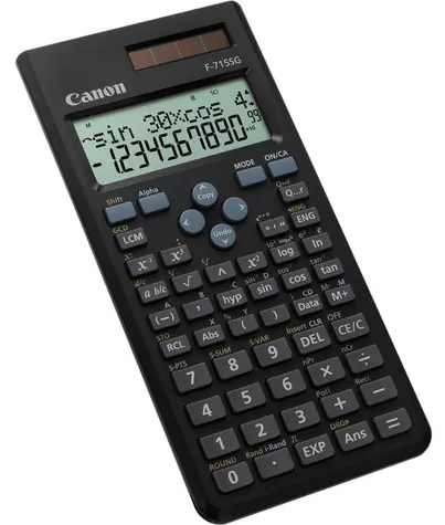 Canon F-715SG černá / Kalkulačka / vědecká / duální napájení / 250 funkcí