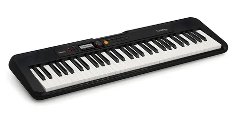Casio CT-S200 černá / Klávesy / 61 kláves / USB / 6x AA & adaptér