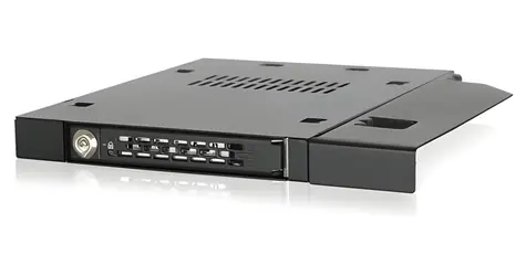 ICY Dock MB411SKO-B černá / Rámeček pro 2,5" SATA/SAS HDD-SSD / do Slim ODD/FDD pozice / Hot-Swap