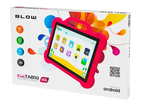 Blow KidsTAB10 4G růžová / Tablet / 10,1" / Octa-Core / 4GB RAM / 64GB / LTE / Android 12
