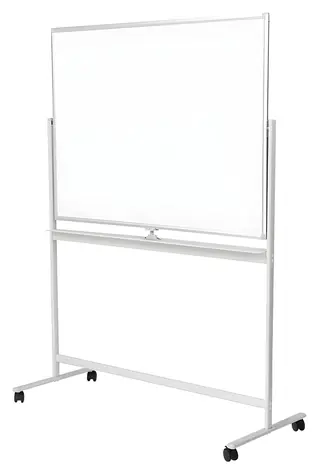 LogiLink Mobilní magnetická tabule bílá / Tabule / 120x170 cm / hliníkový rám / otočná kolečka